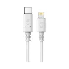 Cabo USB-C Lightning ELG 1 Metro TCL10 Branco