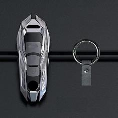 TPHJRM Capa de chave de carro em liga de zinco, capa de chave, adequada para Mazda 2 3 5 6 Atenza Axela Demio CX4 CX5 CX3 CX7 CX9 2016 2017 2018 2019