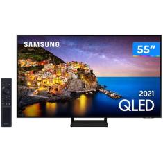 Smart Tv 55 4K Qled Samsung 55Q70a Wi-Fi - Som Em Movimento Virtual Pr