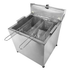 Fritadeira Elétrica Água Óleo 20 L Inox Profissional