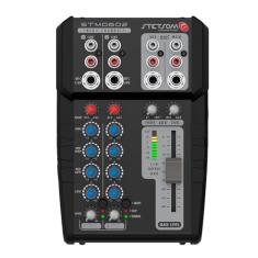 Mesa De Som Stetsom 12V STM0602 2 Canais 4 Eq Band