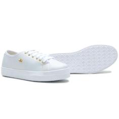 Tênis casual Queen GTS - Feminino - ESTILO E CONFORTO, Branco, 37