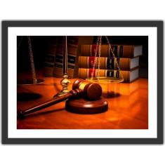 Quadro Decorativo Direito Escritórios Advocacias Salas Decorações Com 