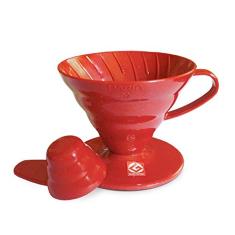 Coador de Café HARIO Vermelho Até 2 Xícaras