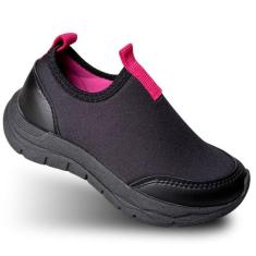 Tênis Infantil de Menina Sem Cadarço Confortável Resistente WorldColor