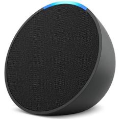 Echo Pop Amazon, com Alexa, Smart Speaker, Som Envolvente, Preto - B09