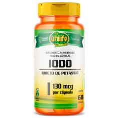 Iodo Iodeto De Potássio Unilife 60 Cápsulas