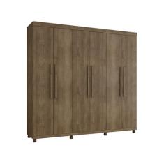 Guarda-roupa Casal 6 Portas 3 Gavetas - Móveis Lanza G - Lanza