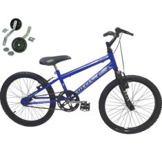 Bicicleta Infantil 5 A 8 Anos Aro 20 + Rodinha Lateral  - Wolf Bike