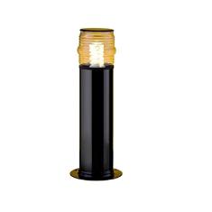 Poste Balizador Ideal Alumínio 50 cm Preto