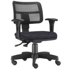 Cadeira Giratória Zip L02 Escritório Chumbo