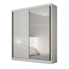 Guarda Roupa 3 Portas Espelho 6 Gaveta Grajaú Yescasa Branco