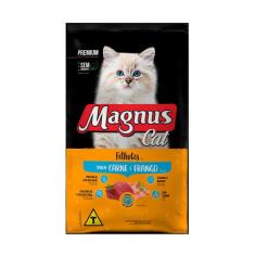 Ração Magnus Premium Gatos Filhotes Carne e Frango 20kg