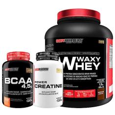 Kit Waxy Whey 2kg + BCAA 4,5 100g + Power Creatina 100g – Bodybuilders (Chocolate)