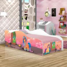 Cama Like Mundo dos Unicórnios Solteiro Com Colchão - Mais de Casa
