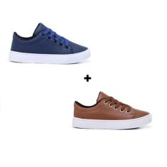 Conjunto Kit Dois Pares De Tenis Infantil Masculino Casual Antiderrapa