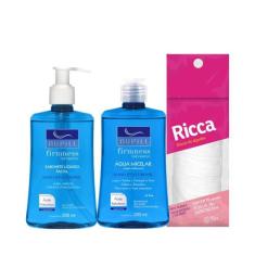 Kit Sabonete Líquido Facial  Água Micelar Nano Hyaluronic Nupill e Alg