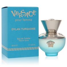 Perfume Feminino Versace Pour Femme Dylan Turquoise 50 Ml Eau De Toilette