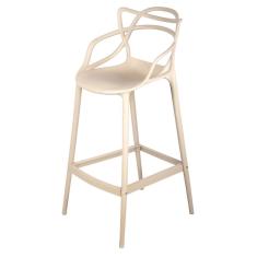 Banqueta Alta Solna Estrutura Polipropileno Assento Plástico 108cm Fendi OR Design