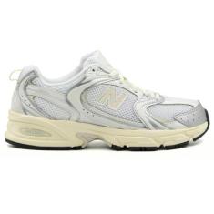 Tênis New Balance 530 Unissex Casual, Prata, 37