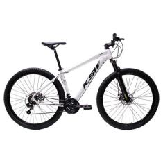 Bicicleta Aro 29 Ksw Bike Alumínio Câmbios Shimano 21 Marchas, Branco,