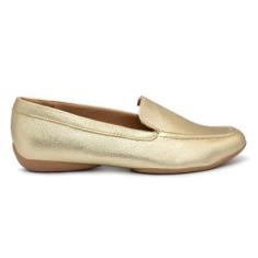 Mocassim Usaflex Couro Casual AJ2201-Feminino