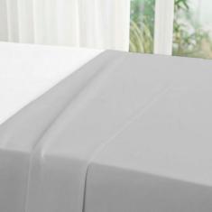 Lençol de Cima Super King c/ Bainha Percal 200 Fios 100% Algodão - RAF