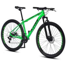 Bicicleta aro 29 KRW Alumínio 24 Vel Marchas Freio a Disco Suspensão dianteira Mountain Bike X32-Unissex