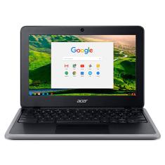 Notebook Acer Chromebook Intel Celeron 2.8GHz 4GB ram 32GB ssd os Tela 11.6 - Preto