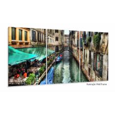 Quadro Decorativo Paisagem de Veneza Itália - Tela em Tecido