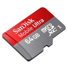 Cartão Micro sd Ultra Classe 10 Com Adaptador 64GB - Sandisk