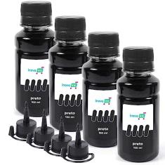 kit 4 Tintas Black Inova Ink compatível para Impressora L3150 400ml