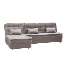 Sofá Cama Reclinável com Chaise Penelope - New chumbo light