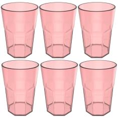 Conjunto 6 Copos Jogo De Copos Para Suco Água 400ml