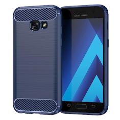 Capas para Samsung Galaxy A7 2017.Caso básico,Botão de pressão flexível / 360 ° Proteção completa,Anti-fingerpirnts