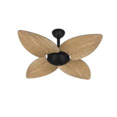 Ventilador Teto Winds Preto 4 Pás Econômico Sala Ventax 127V, 110V