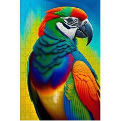 Quebra-Cabeça Pássaro Colorido 300 peças Coleção AI - TEA&AMOR