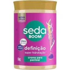 Creme de Pentear Seda Boom Definição 1kg, 1kg
