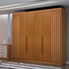 Guarda-Roupa Casal São Carlos 6 PT 6 GV Cinamomo