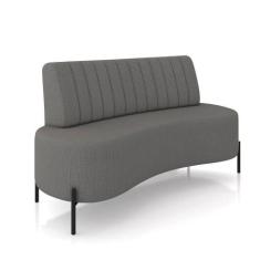 Sofá 2 Lugares Living 160cm Pé Ferro Pto Maraú Linho K01 - D'Rossi - D