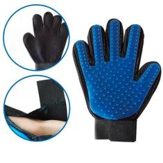 Luva Escova Nano Magnética Remove Tira Pêlos Cães Gatos Pets - PRATICO