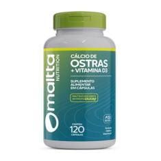 Cálcio de Ostras c/Vit D 120cps 750mg Duom