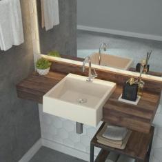 Kit Cuba XQ355 com Válvula Click 1 B com Sifão Cromado e Flexível Compace