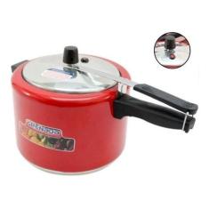 Panela Pressão Alumínio Vermelho 4,5L Segura Certificada - Grenada