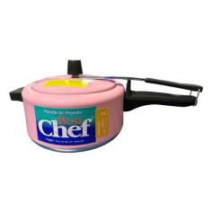 Panela de Pressão Bon Chef Rosa - Vieggio, 3,0 Litros