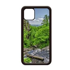Stream Green Forestry Science Nature Scenery para iPhone 12 Pro Max Capa para Apple Mini Mobile Case