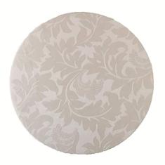 6 Capa Sousplat Supla Tecido Jacquard Palha 35cm Diâmetro