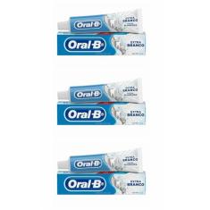 Kit C/03 Oral B Extra Branco Creme Dental 70G