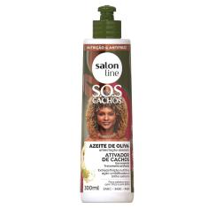 Ativador De Cachos Salon Line SOS Azeite De Oliva 300ml