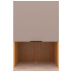 Armário Aéreo Bartira Cristal MDP 15mm com Nicho para Micro-ondas e 1 Porta - 60cm de largura